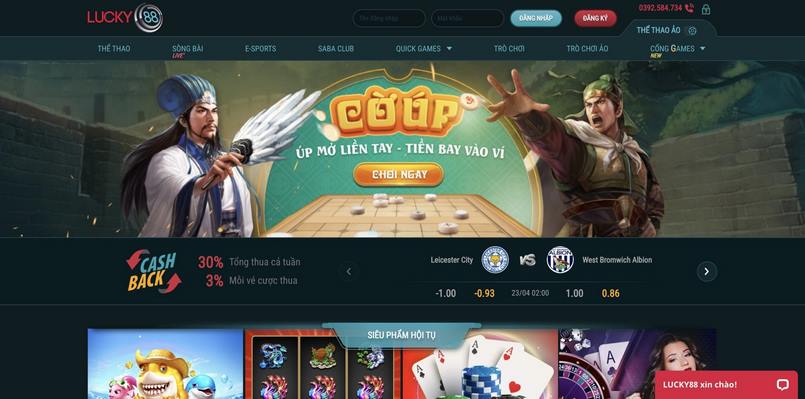 Thiết kế trò chơi tại nhà cái Lucky88