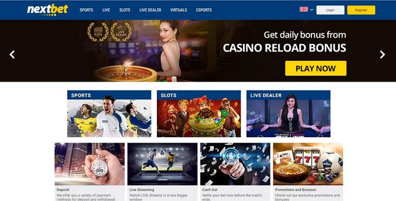 Giao diện nhà cái NextBet mạnh mẽ, huyền bí 