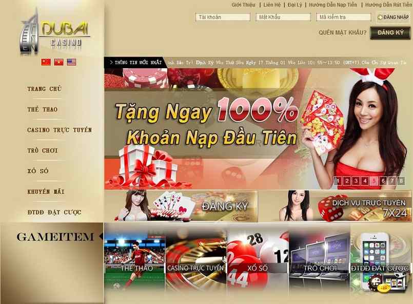 Chơi game thỏa sức tại đấu trường của Dubaicasino