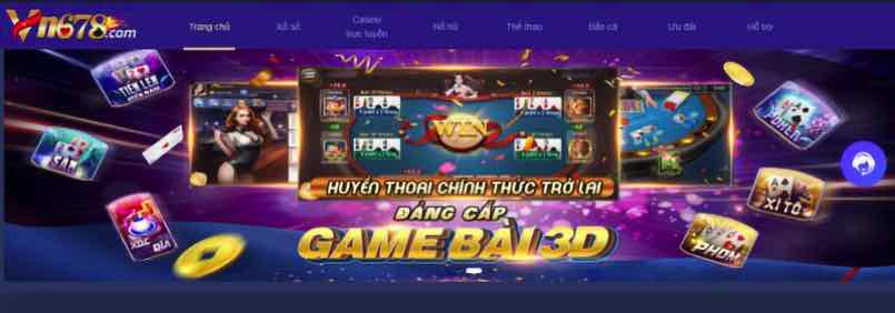 Game Casino cực chất đã trở lại với Vn678